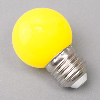 E27 farbige Tropfen LED 1W gelb