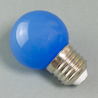 E27 farbige Tropfen LED 1W blau